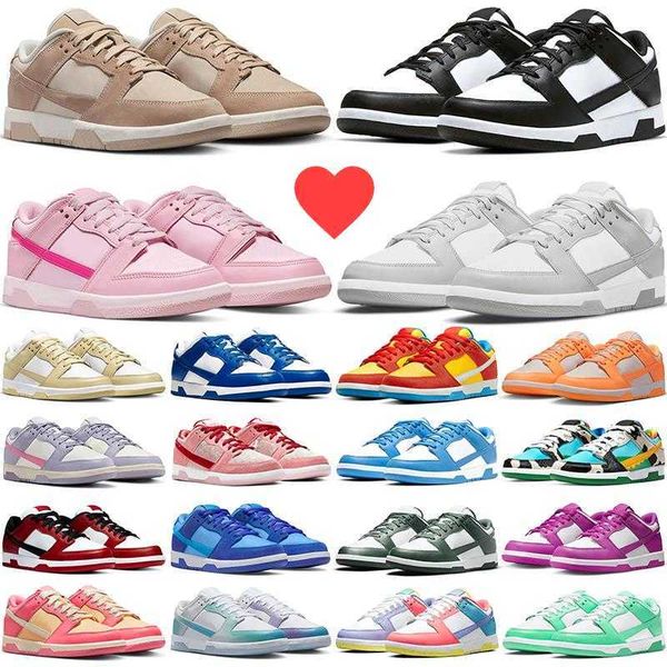 

men women shoes lows sneakers panda white black triple pink sanddrift grey fog unc rose whisper lilac blue raspberry candy active fuchsia me