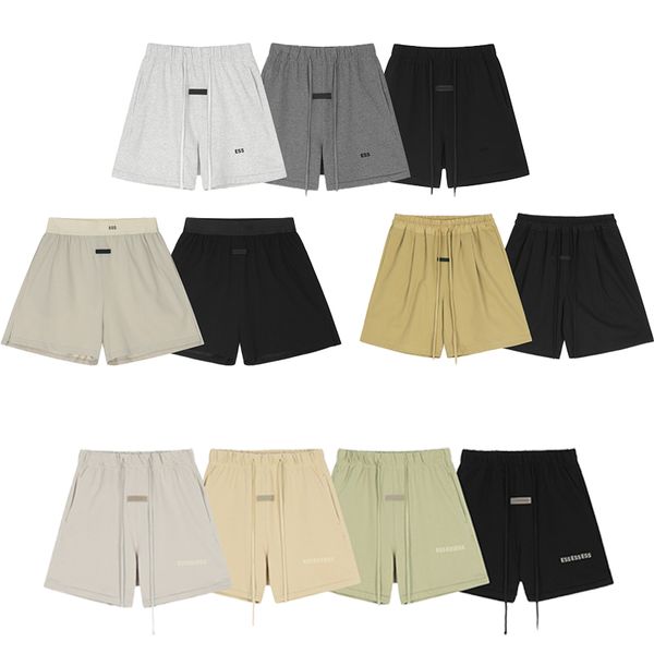

correct version es double line ess double line s mesh shorts trendy brand casual shorts, swimming fitness shorts, White;black