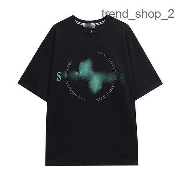 

designer brand toney men's t shirts island versized t shirt women fashion pure cotton summer stone short sleeve tide cp polo shirt esse, White;black