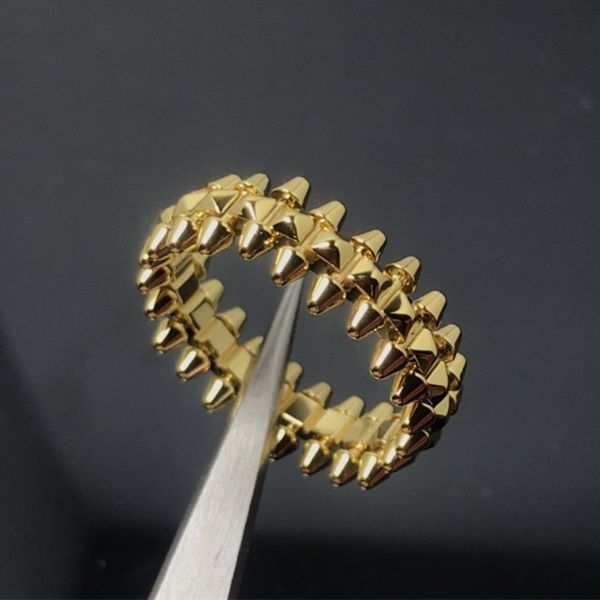 

new luxury designer ring men womens 18k plated gold rose gold silver rings fashion ring wedding party jewelry never tarnish non allergic dro