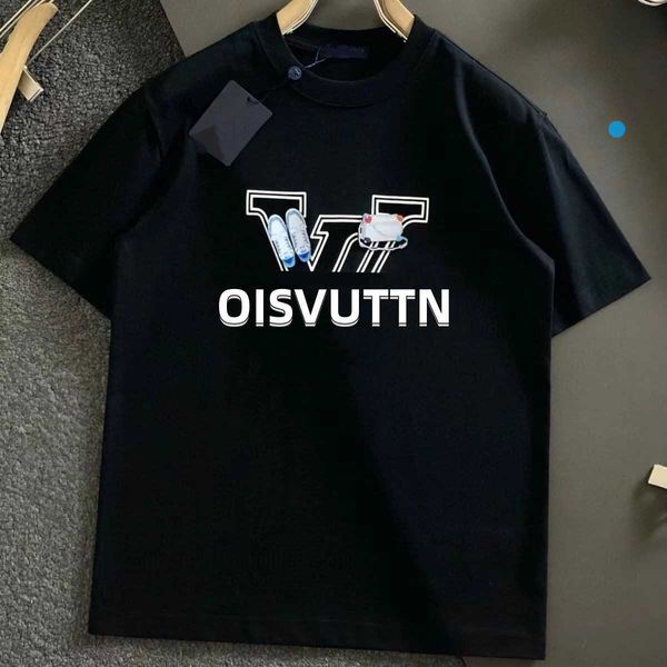 

men's and women's t shirt lovers short sleeve drilling technology sportswear street clothes advanced fabric designer makes designe, White;black