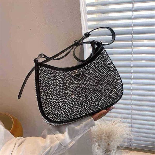 

2023 new luxury bags rhinestone room underarm