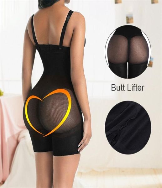 

feelingirl women body shapewear colombian girdles corset butt lifter tummy control slimming underwear postpartum waist trainer 2011970022, Black;white