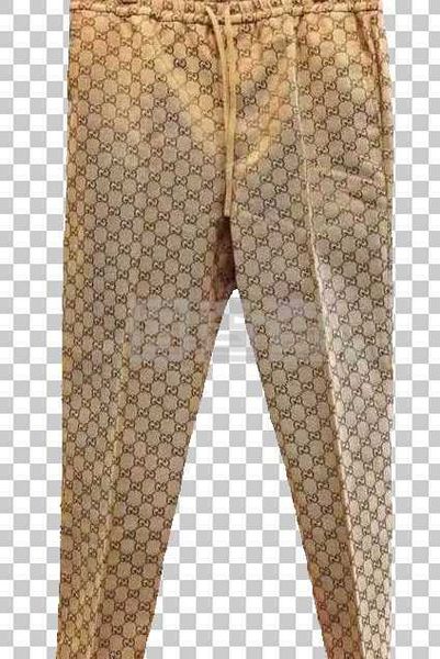 

designer men's pants wide leg casual pants letter print, Black