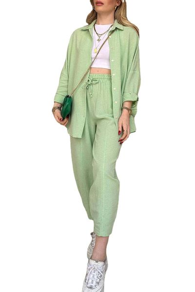 

womens designer tracksuit two piece set women sweat suit fashion able and casual and high-waisted pwear a loose shirt ants long-sleeved shir, White