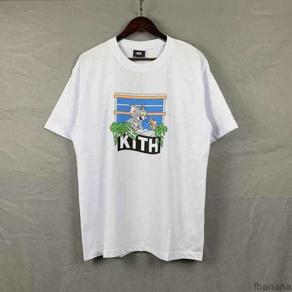

kith summer designer t shirts men shirt mens short sleeved design brand fashion casual tees us size s-xxl loqh, White;black