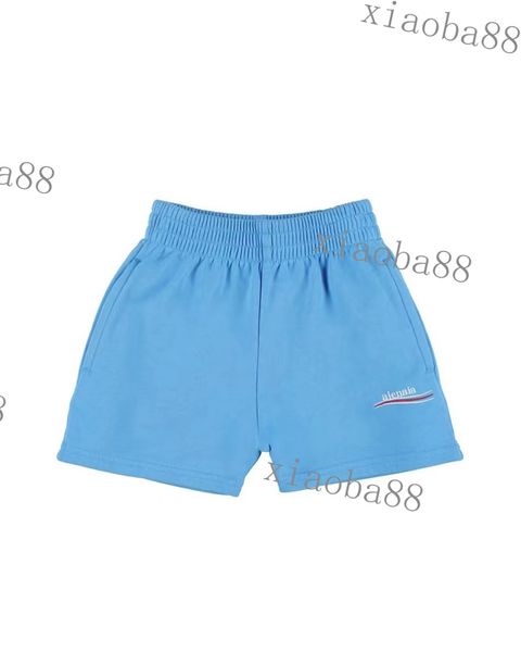 

2023 kids shorts boy pants summer wave letter baby casual comfortable tide cute teen girls pant alphabet children five-point sport-shorts, Black