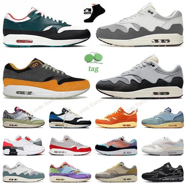 

designer sneakers patta waves maxs 1 87 running shoes duck honey patta grey black martian sunrise wabi sabi oregon duck dirty denim beige sp