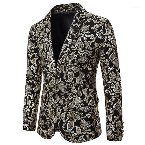 

mens blazer jacket shiny gold paisley blazer men dj club bar party suit jacket stage singer costume homme wedding tuxede blazers1232p, White;black