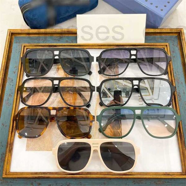 

sunglasses designer new square large frame sunglasses fashion ins star for men and women gg0977 oj1p, White;black