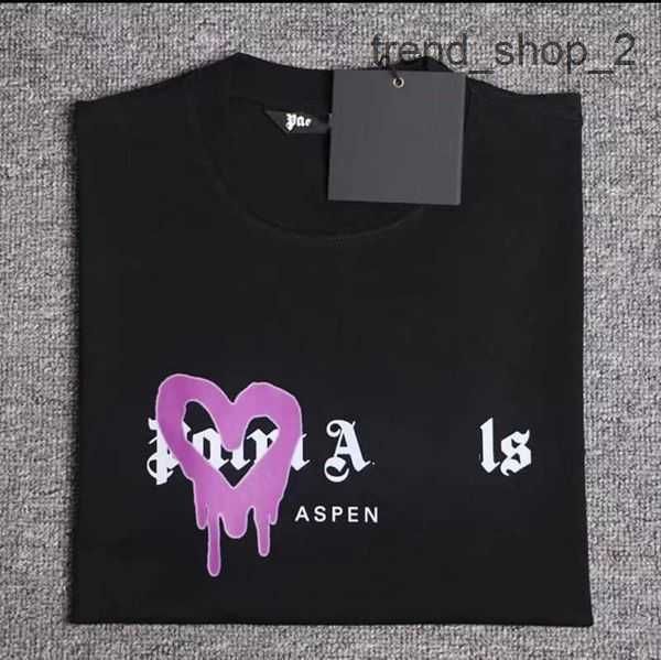 

2023 designer mens palm shirt graffii t palms palmangel ciy designer limied inkje leer prining women's angels angles tees tide brand es, White;black