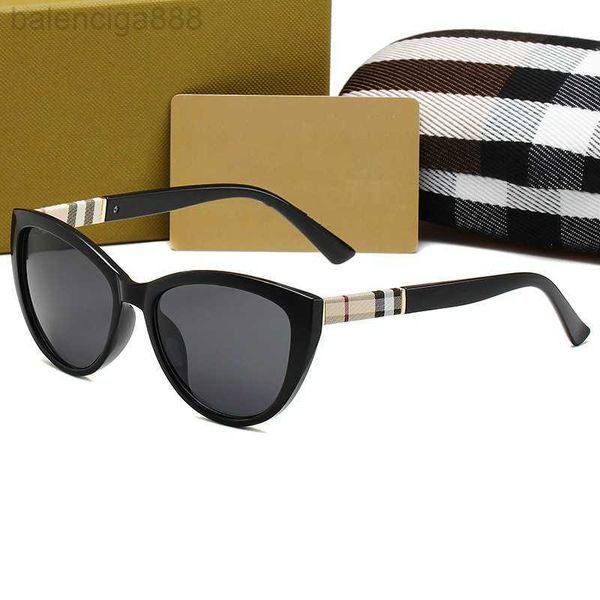 

designer burburys sunglasses new fashion 5808 women's sun protection and uv protection men's glasses, White;black