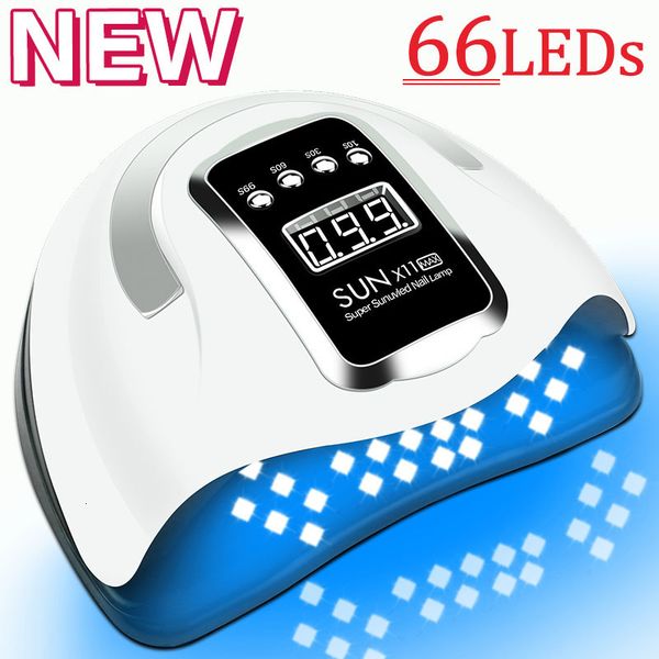 

nail dryers powerful 66leds uv led lamp for nails gel polish drying nail lamp with smart sensor manicure machine nail art salon equipment 23