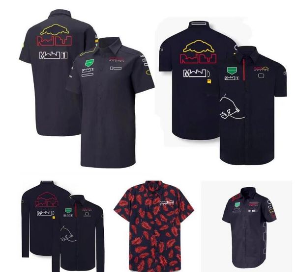 

f1 racing long sleeve shirt summer short sleeve body shirt same style customised