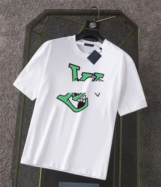 

designer men's t-shirts man woman luxury brand tees t shirt summer round neck short sleeves outdoor fashion leisure pure cotton letters, White;black