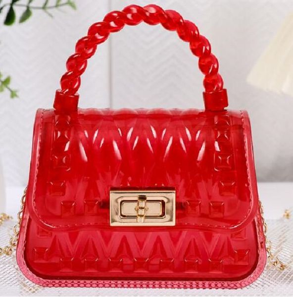 

2023 new pvc transparent mini tree leaf jelly bag single crossbody bag small purse 05