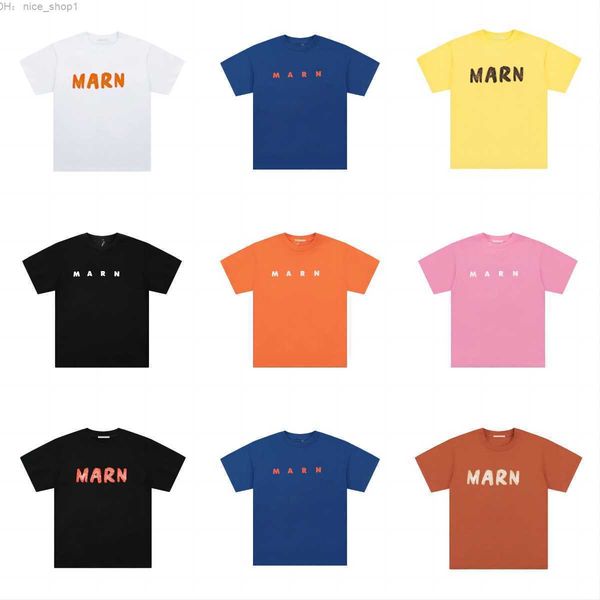 

arni men t shirt designer mens women lovest-shirt colorful fashion new shirts street tide solid color lovesshort sleeve pure cotton white