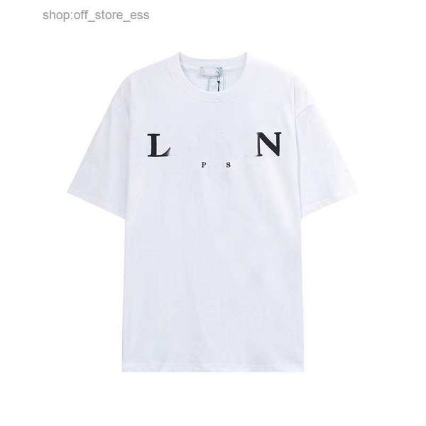 

2023 galleries t shirts lanvin shirt new cotton soft anti-wrinkle retro decorative printing letters casual student lovers short sleeve 19 85, White;black