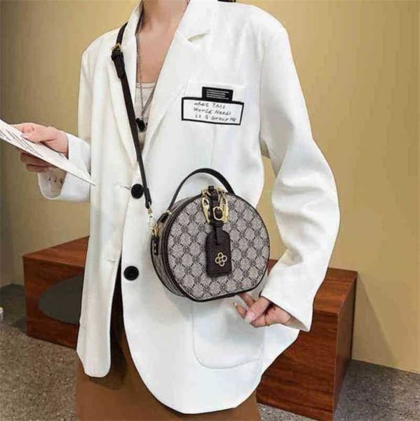 

designer luxury bags sense cake printed round