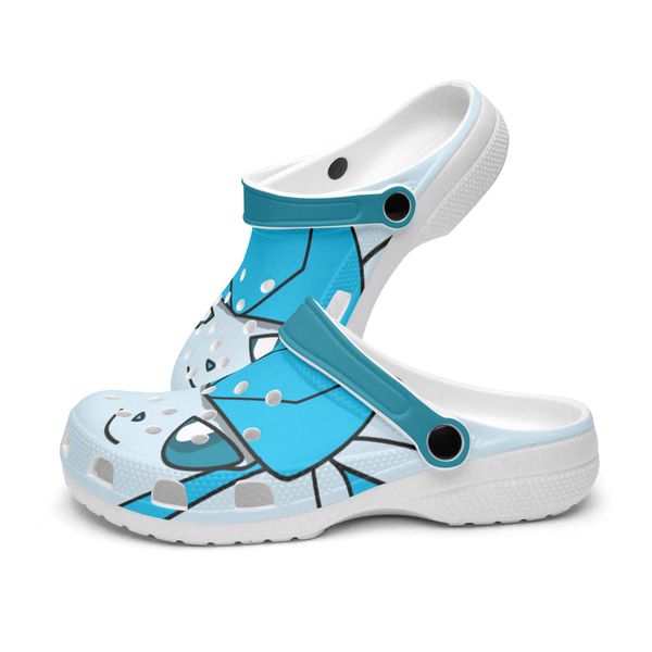 

diy shoes slippers mens womens blue cold and icy elf sneakers trainers 36-48