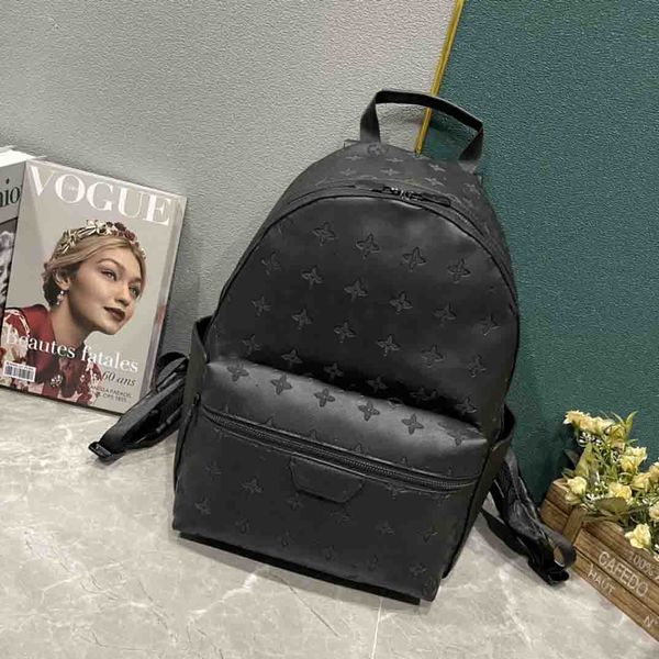 

2023 men's discovery shadow leather backpack monograms m46553 grey black discovery designer shoulder bag large capacity women's an