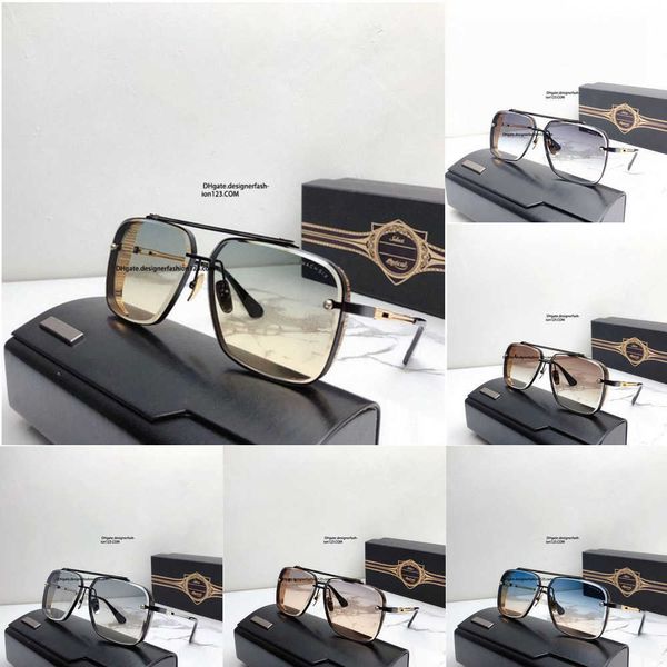 

dita mach six designer sunglasses for men famous fashionable classic retro luxury brand eyeglass fashion design women glasses with box oxxp, White;black