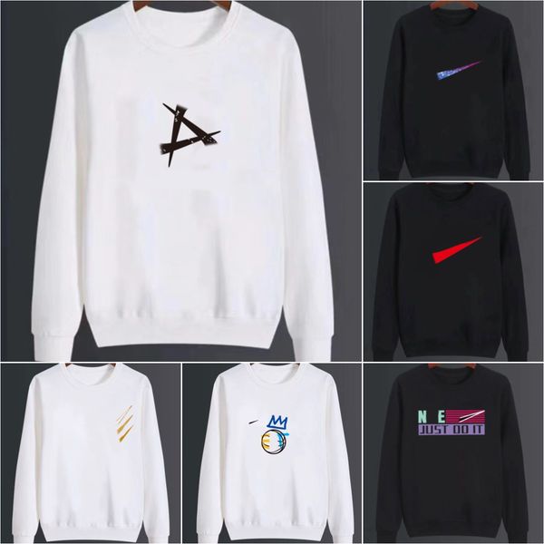 

men's hoodies womens sweatshirt long sleeve o-neck sweater causal cotton hooded jumper jacket coat couples clothes asian size m-xxxl, Black