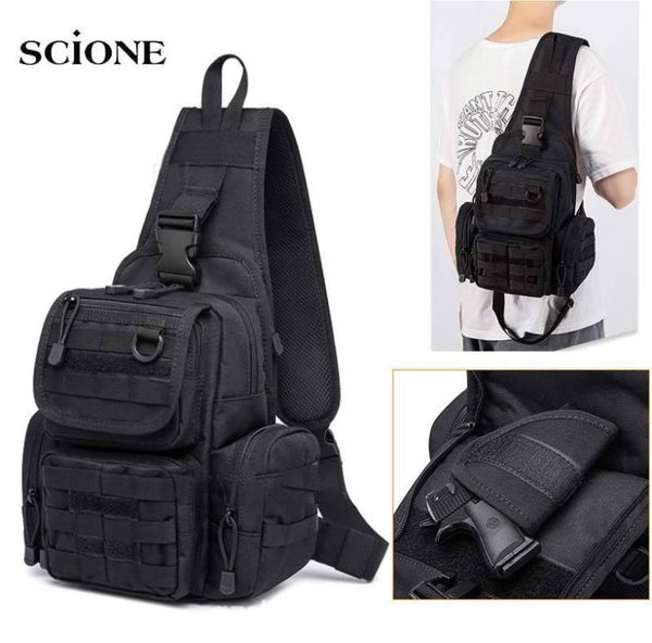 

tactical chest sling bag hunting gun holster military backpack outdoor camping hiking molle pouch climbing fishing bag xa291a 2205377463
