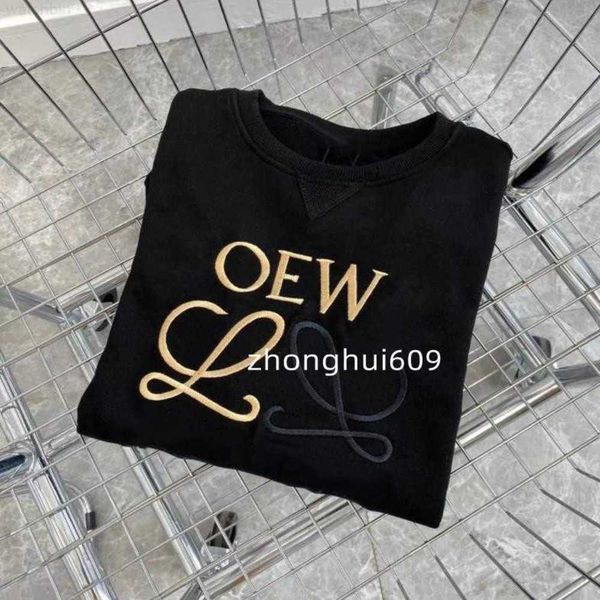 

designer men hoody classic letter women pullover hoodies sweatshirts long sleeve hooded jumper round neck mens woman lady femme jumper, Black