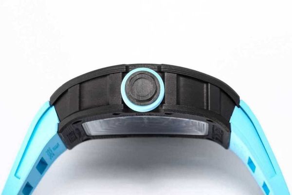 

designer classic men wrist watch superb rm055 active tourbillon watches hme9 bbr factory high-end quality mechanical uhr ntpt all carbon fib, Slivery;brown