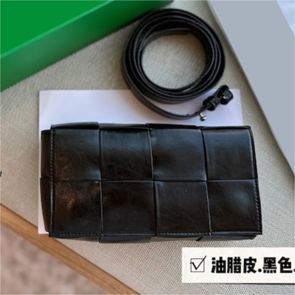 

womens bag crossbody bag oil wax leather woven waist bag character pattern bag designer bag shoulder strap crossbody bag square small bag