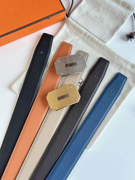 

designer belts men designer brand luxury double buckle belts women's fashion leather belts for men classic casual double-sided waistban, Black;brown