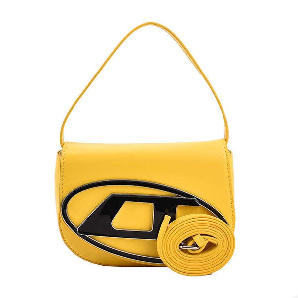 

new designer diesels d bag small women's 2023 fashion one shoulder temperament oblique cross saddle square t0h4
