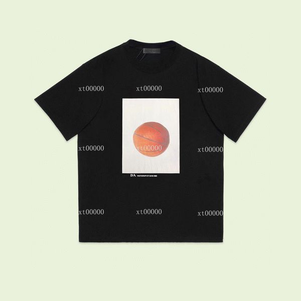 

22ss designer letter printed t shirts tee sweatshirt fashion high street short sleeves summer casual t-shirt breathable men women crew neck, Black;brown