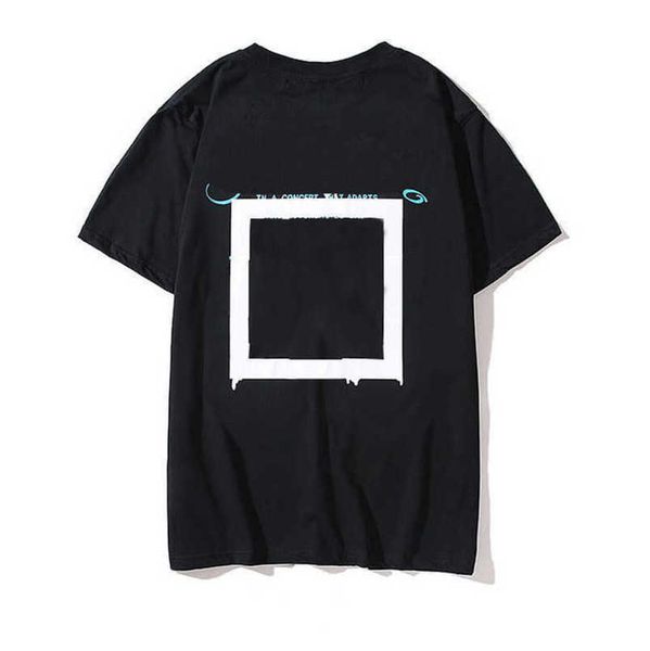 

men's classics luxuryoff t shirts brand offer t-shirts fashion back arrow x printd men women eur size tees couples loose t-shirt hip h, White;black