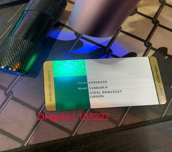 

super quality green security warranty card custom print model serial number address on guarantee card watch box for boxes watches 8592286, Black;blue