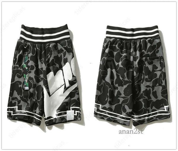 

mens shorts designer shorts men swim shorts beach trunks for swimming street hipster hipster letter print mesh shark camo, White;black
