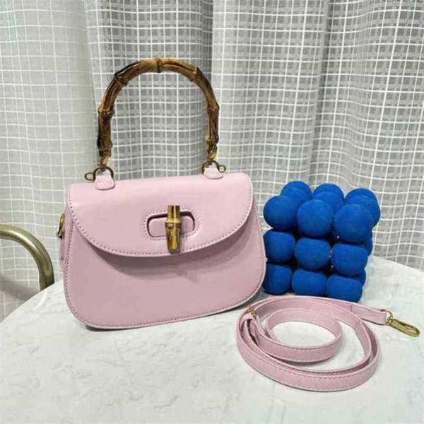 

2023 new luxury bags spring and female messenger shoulder bamboo saddle