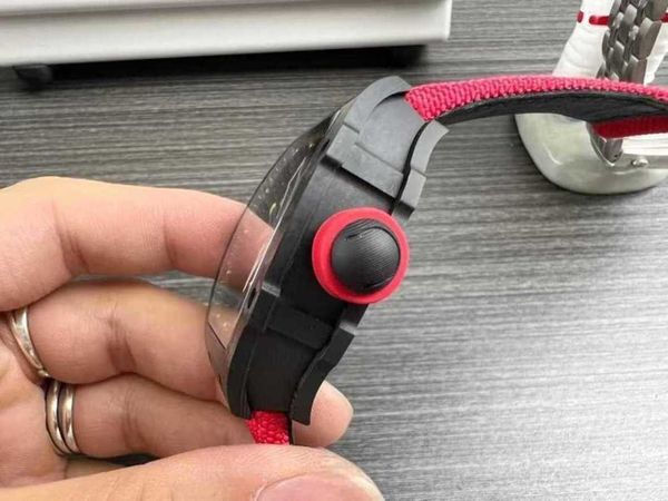 

designer rm27-03 real tourbillon watch fantasic superb men wrist watches 0e0y bbr factory high-end quality mechanical uhr ntpt all carbon fi, Slivery;brown