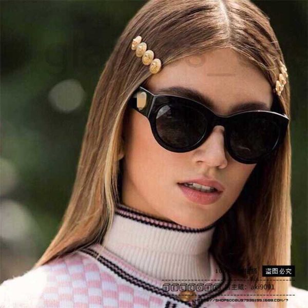 

sunglasses designer 2023 personalized head round frame women's fashion matching ve4353 plfu, White;black