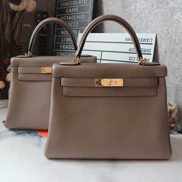 

kellies 5a women genuine leather handswen bags 28 ever grey gris asphalt women'sqq