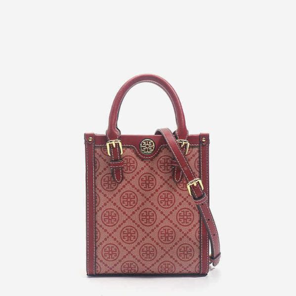 

designer luxury bags luxury tb 2023 new red bride wedding celebration small tote bag