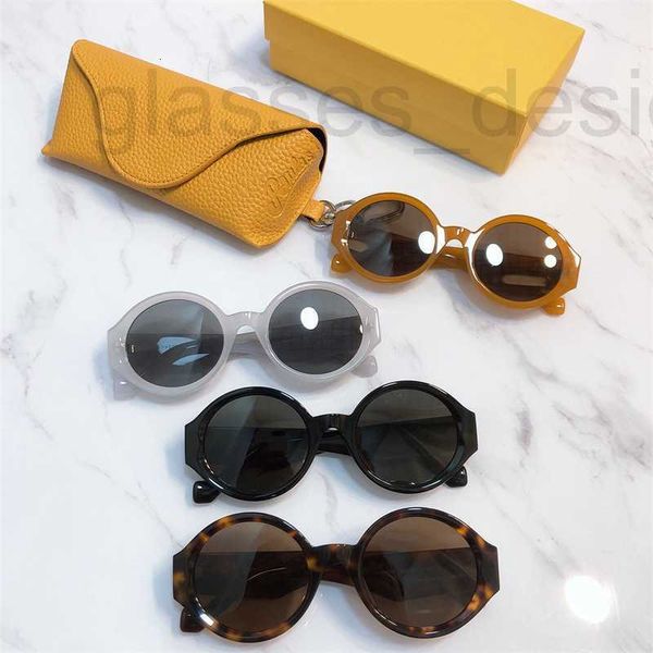 

sunglasses designer 2023 new lw round frame street pgraphy ins same style personalized fashion df36, White;black