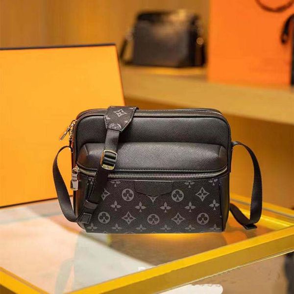 

new men's bag and women's bag leather postman bag luxury desinger messenger bag