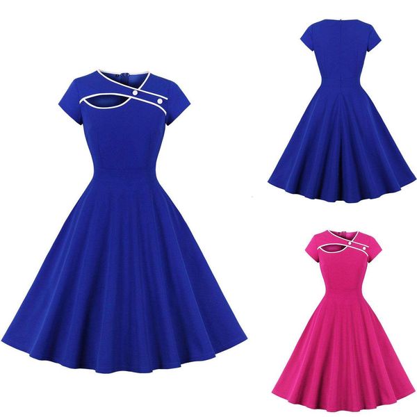 

selling design womens short sleeves cross rejuvenated dress, Black;gray