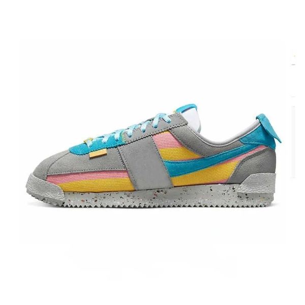

classic union x cortez designer casual shoes for men women trainers lemon frost light smoke grey offs noir sesame sneakers