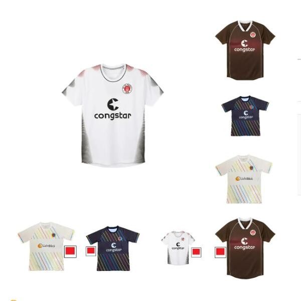 

23 24 st pauli soccer jerseys 2023 2024 becker irvine kyereh hartel maillots de foot shirt smith paqarada medic football uniforms cv, Black;yellow