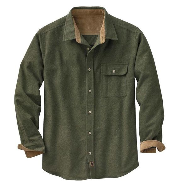 

men039s camp flannel shirt men long sleeve army navigator fleece button up jacket vintage 100 cotton mens clothing casual shir8807277, White;black
