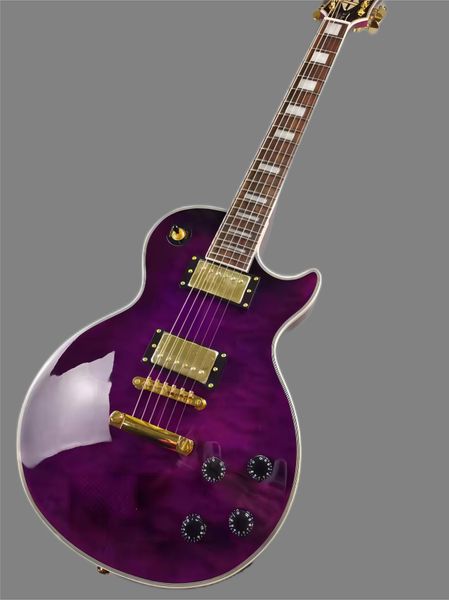 

lp electric guitar with gold accessories, classic hornet, silver flash, fast pack