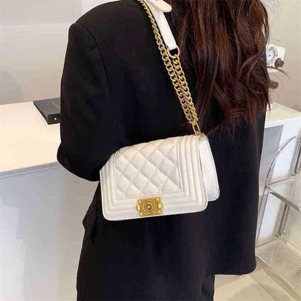 

2023 luxury bags lingge embroidered line square
